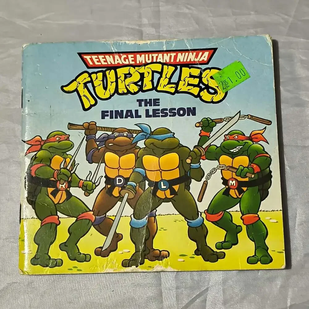 Random House Teenage Mutant Ninja Turtles The Final Lesson PB 1990 Holm